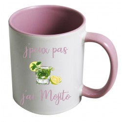 Mug J'peux pas j'ai Mojito CADEAU D AMOUR