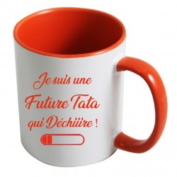 Mug Je suis une Future Tata qui Déchiiire CADEAU D AMOUR