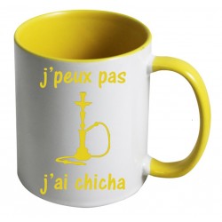 Mug J'peux pas J'ai chicha CADEAU D AMOUR