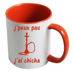 Mug J'peux pas J'ai chicha CADEAU D AMOUR