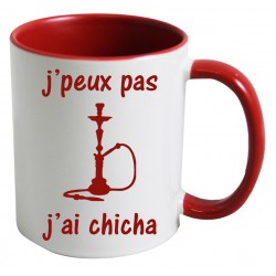 Mug J'peux pas J'ai chicha CADEAU D AMOUR