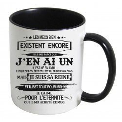 Mug Les mecs bien existent il est né en avril CADEAU D AMOUR