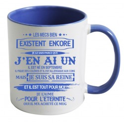 Mug Les mecs bien existent encore il est né en septembre CADEAU D AMOUR