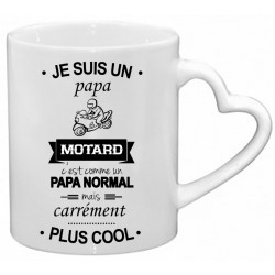 Mug Je suis un papa Motard CADEAU D AMOUR