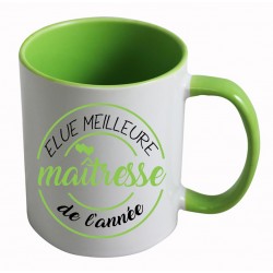 Mug Elue meilleure Maîtresse de l'année CADEAU D AMOUR