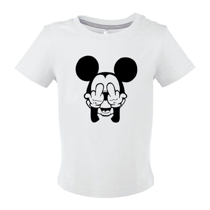 T-shirt bébé Mickey malpoli CADEAU D AMOUR